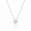 Lumière Geometric Diamond Pendant Necklace in 18K Gold | Luxury Fine Jewellery