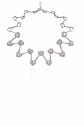 Aurora Heart Diamond Statement Necklace in 18K Gold | Luxury Fine Jewellery