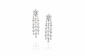Lumière Royale Diamond Chandelier Earrings in 18K White Gold
