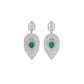 Verde Éclipse Diamond Drop Earrings