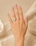Asterica Trillion Solitaire Ring