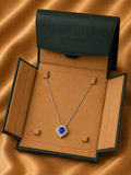 Sapphire Eye Diamond Pendant Necklace in 18K Gold | Luxury Fine Jewellery