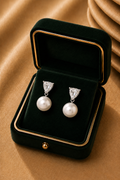 Izzari Étoile Diamond Drop Stud Earrings