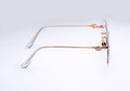 SPECTRA VISION ROSE GOLD EMERALD MOTIF GLASSES