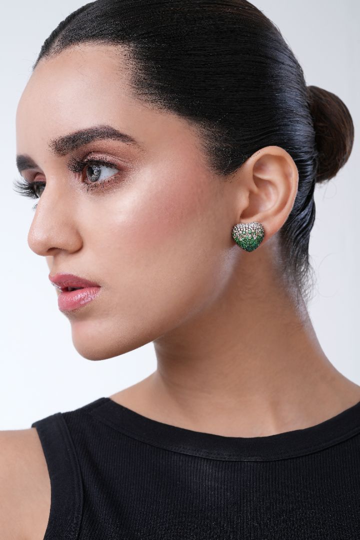 Disco Heart Garden Earrings