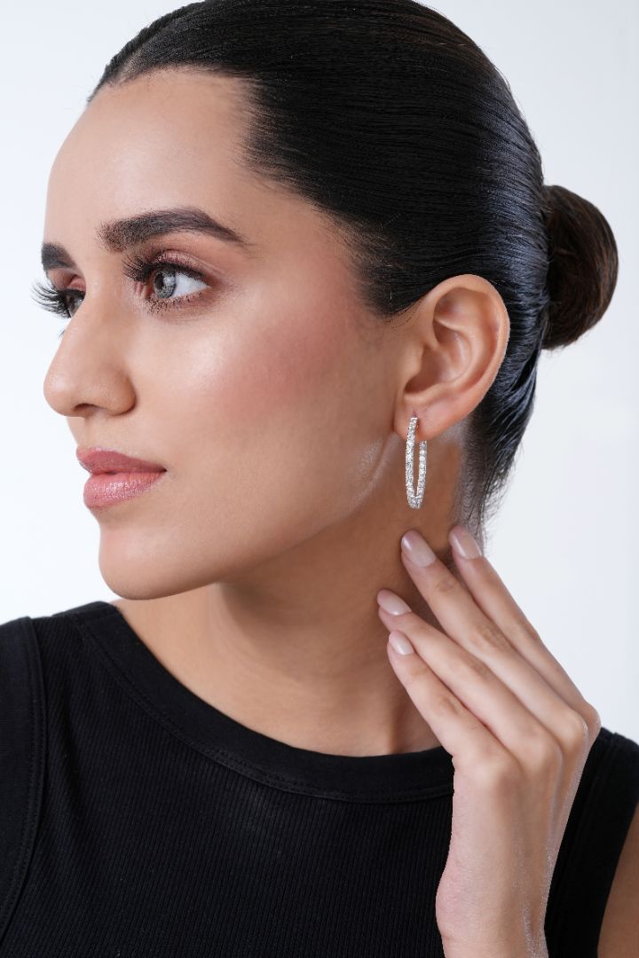 Eternity Hoop Earrings