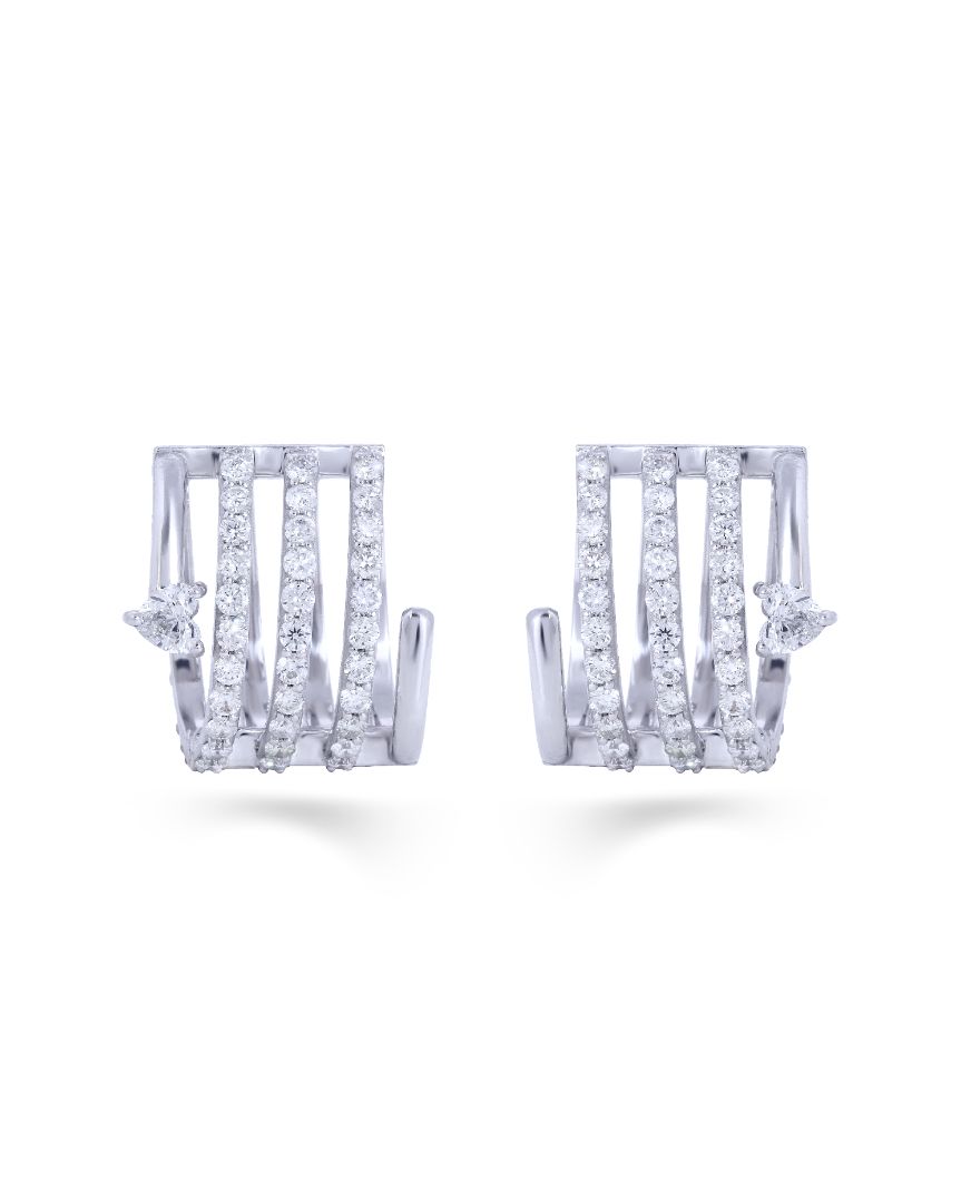 ASTERICA SPIRAL HEART EARRINGS