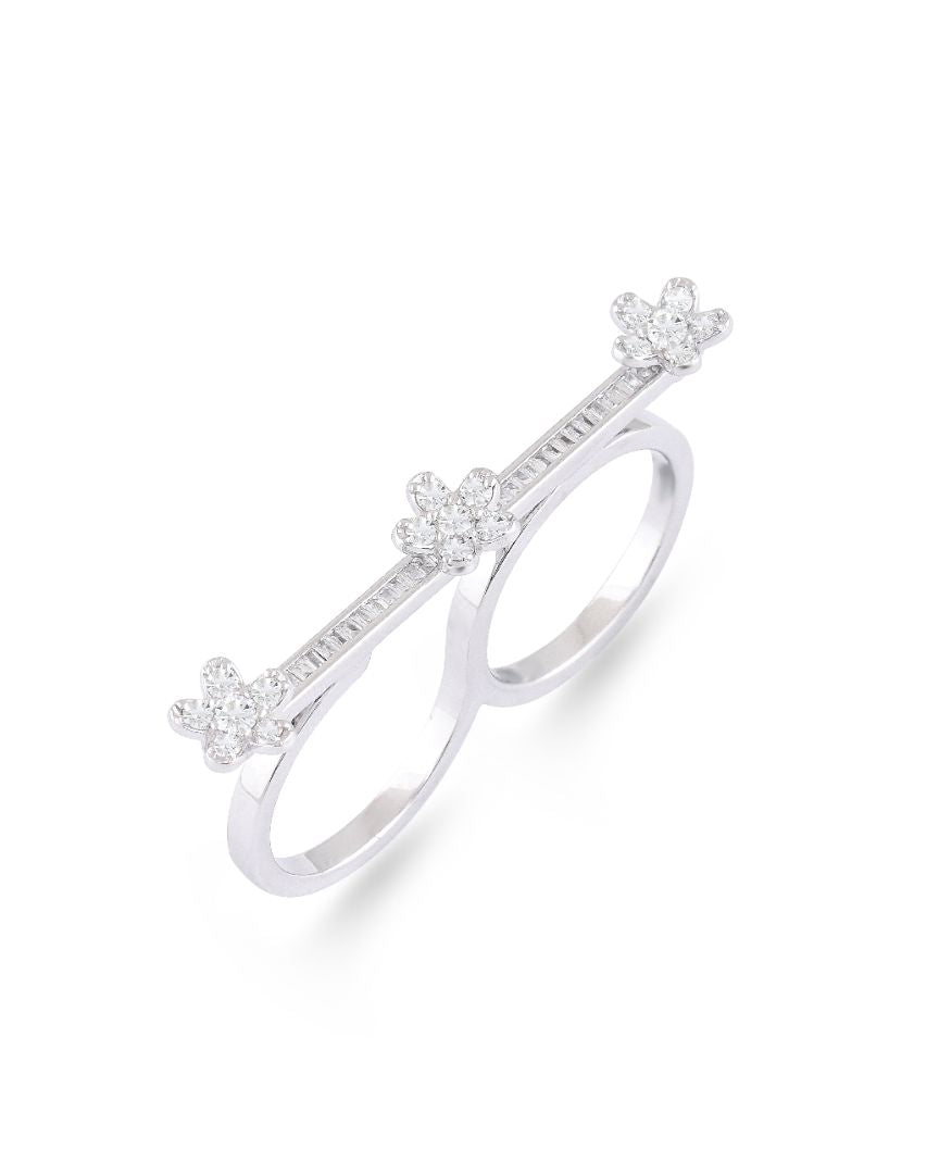 Jasmine Double Finger Ring
