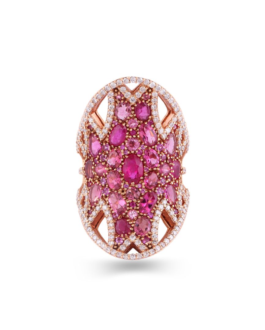 Hue Ruby Garden Ring