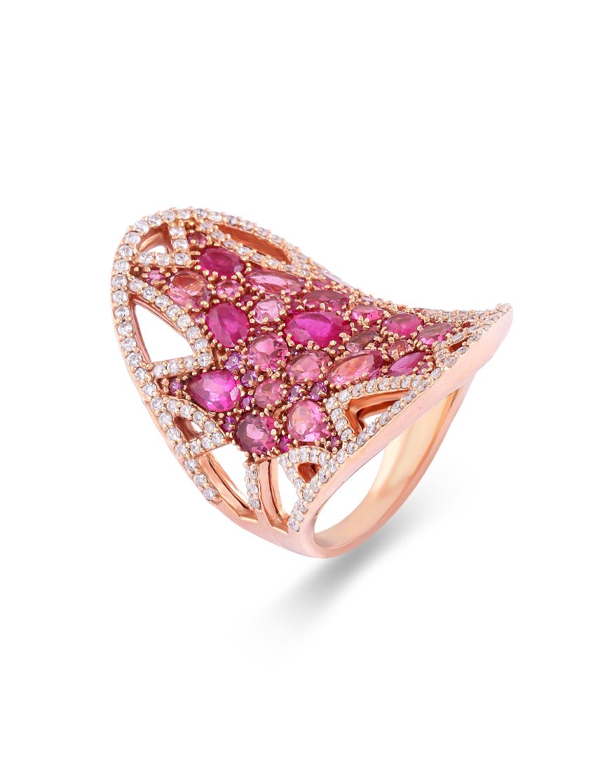 HUE RUBY GARDEN RING