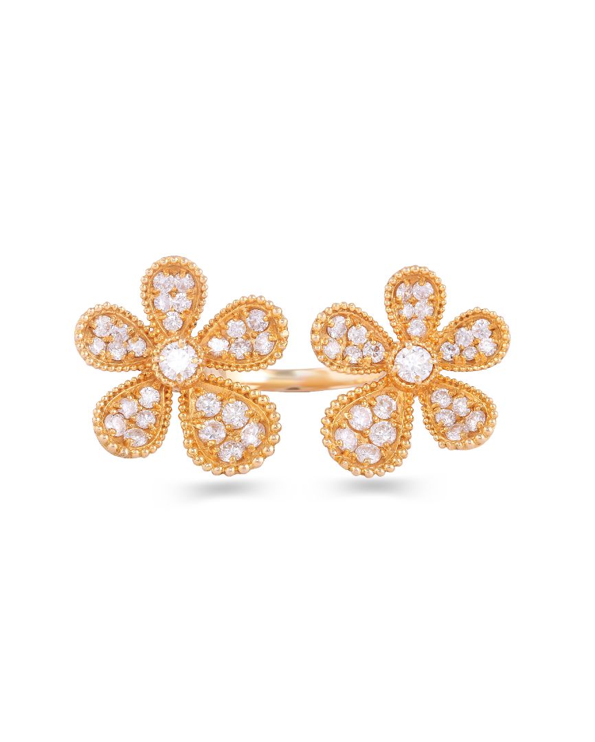 JASMINE YELLOW GOLD RING