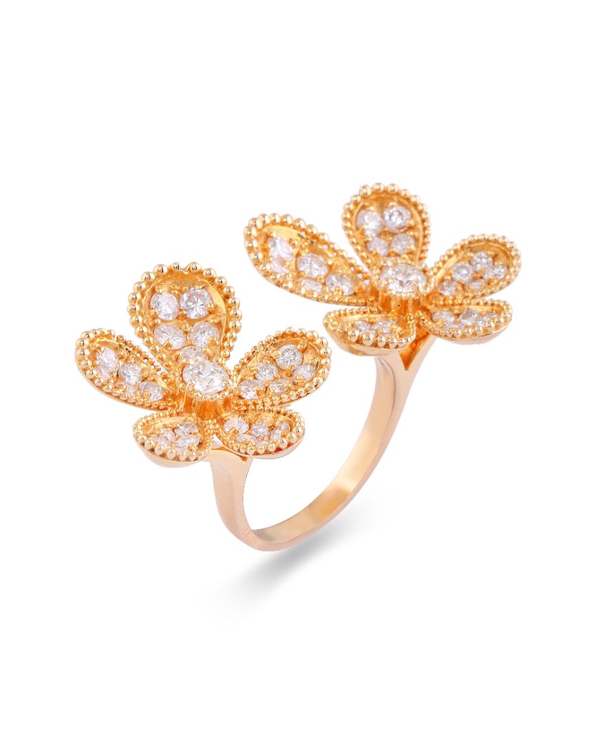 JASMINE YELLOW GOLD RING