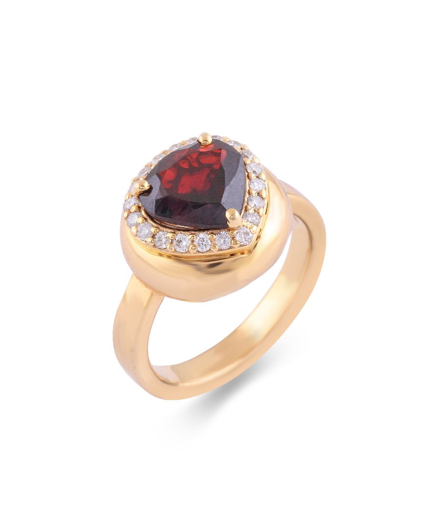 Bubble Garnett Ring