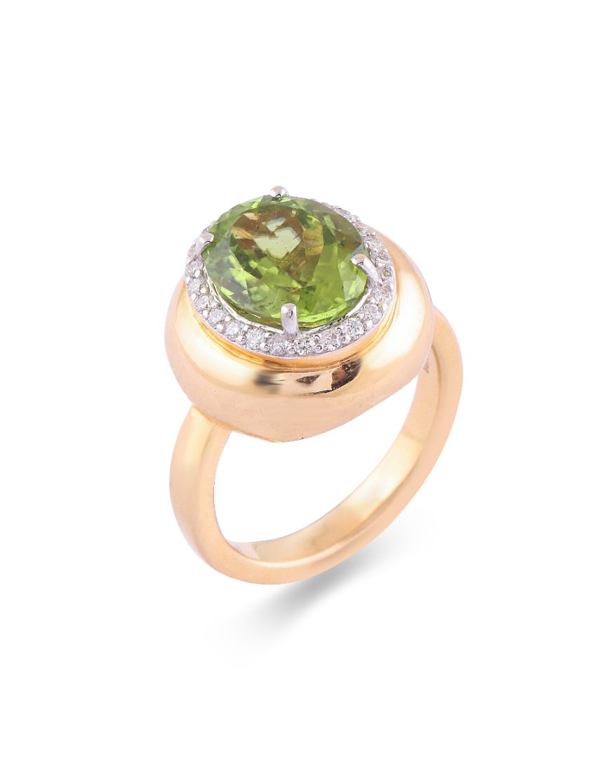 Bubble Paridot Ring