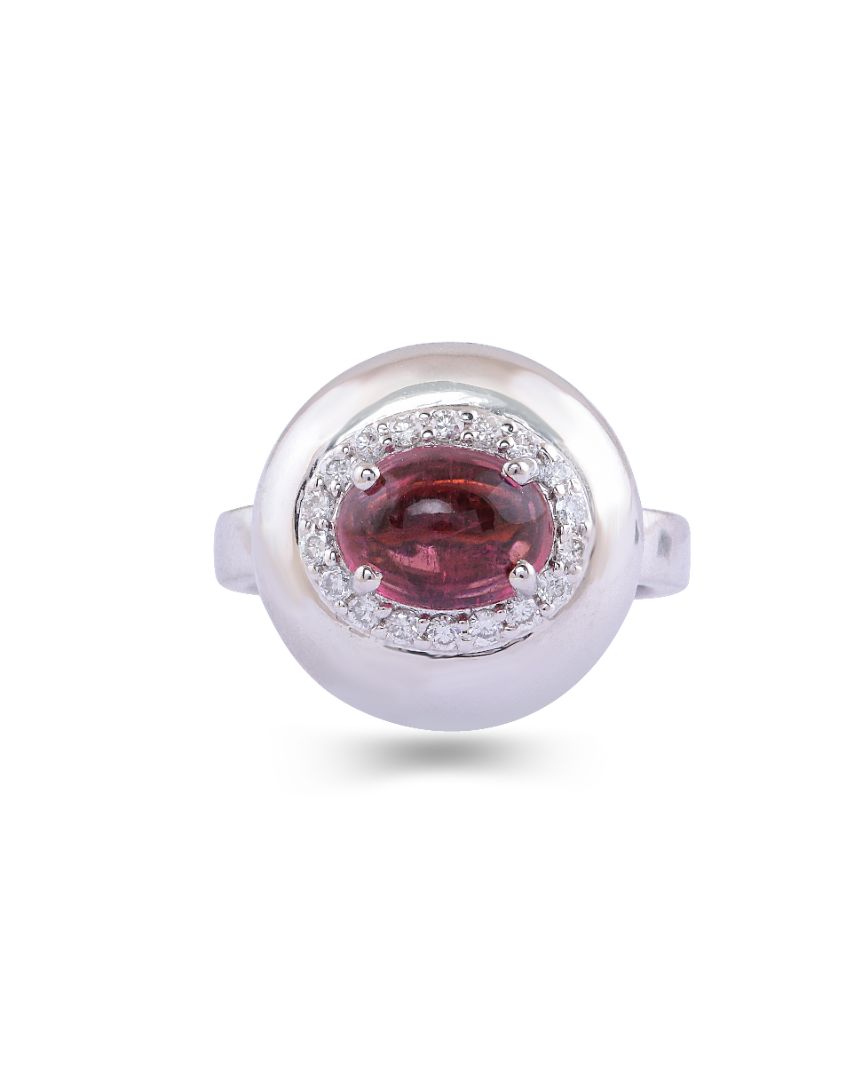 Bubble Tourmaline Ring