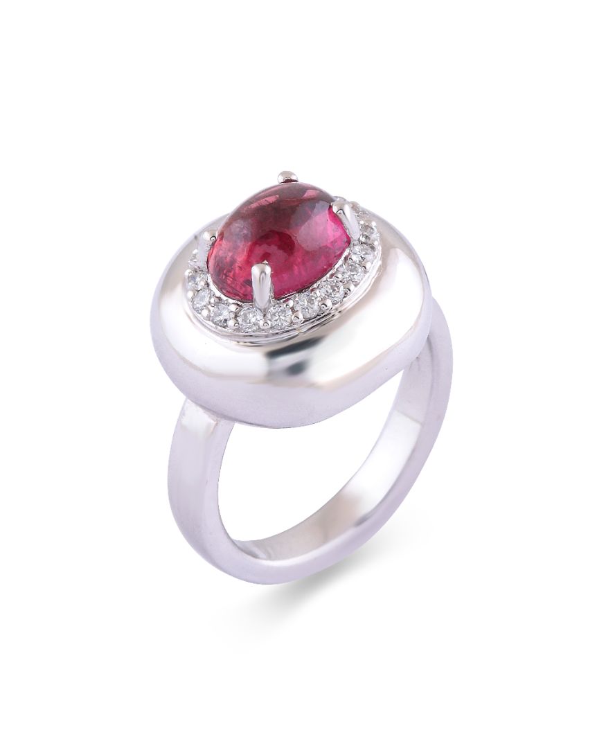 Bubble Tourmaline Ring