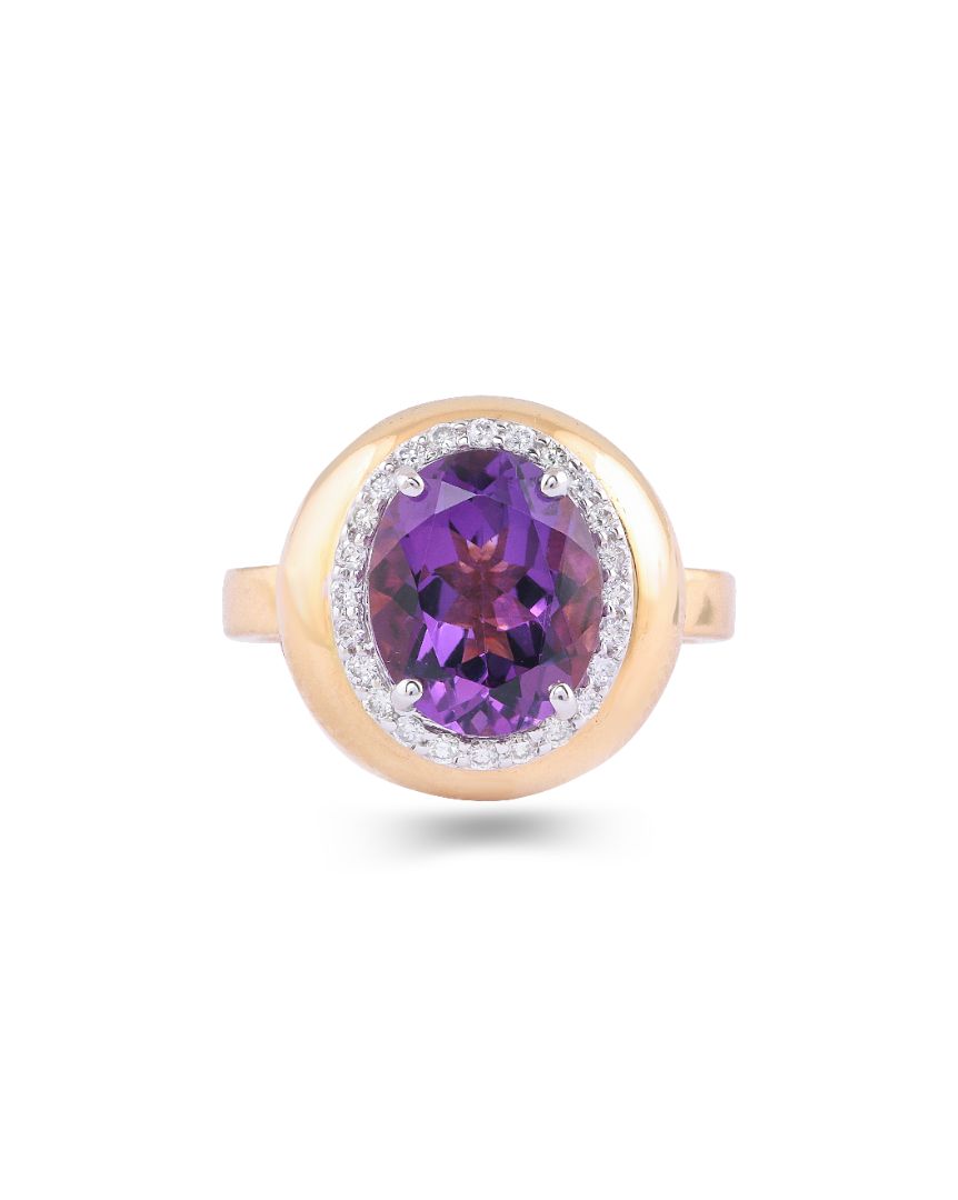 Bubble Amethyst Ring