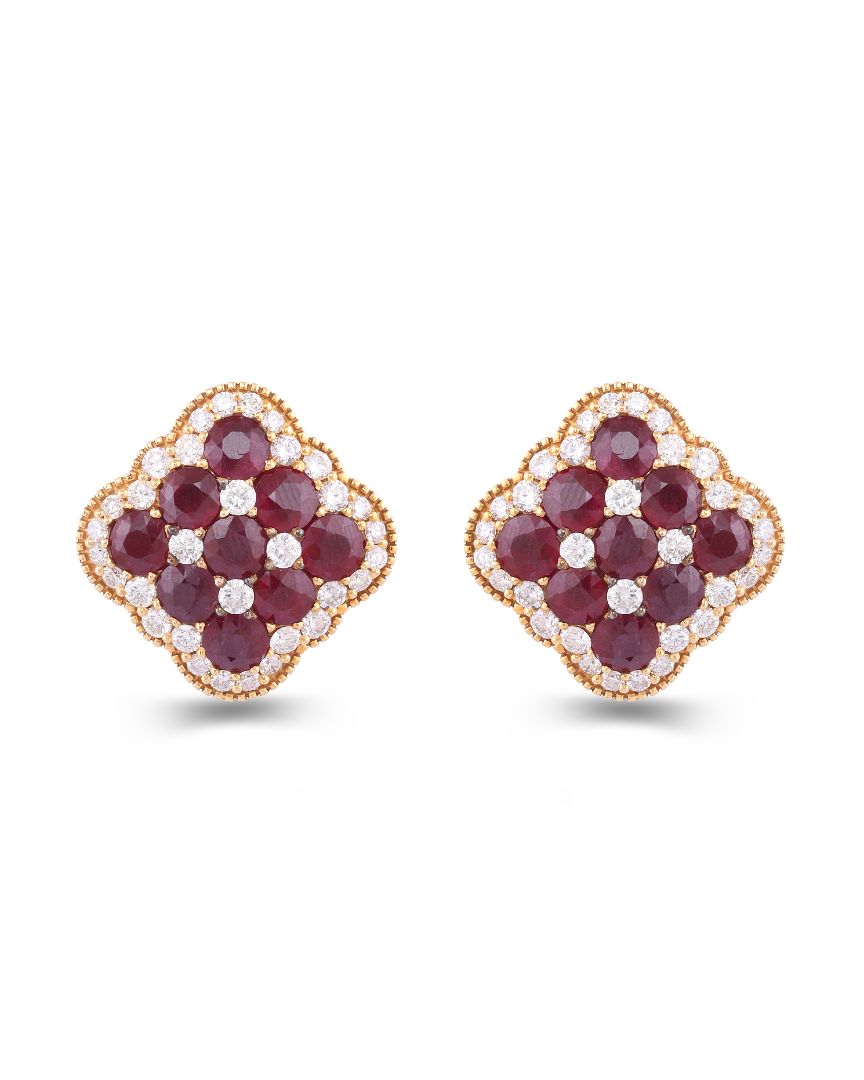 HUE RUBY EARRING