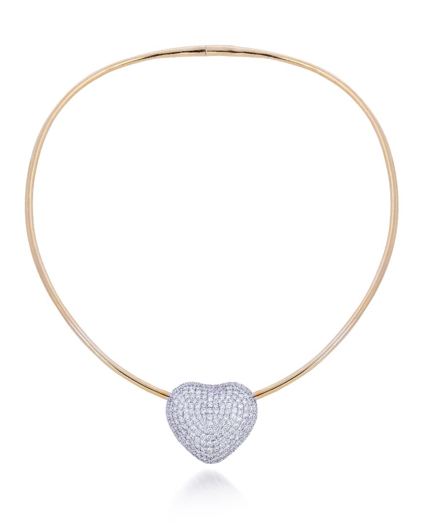 Disco Heart Sugar Necklace