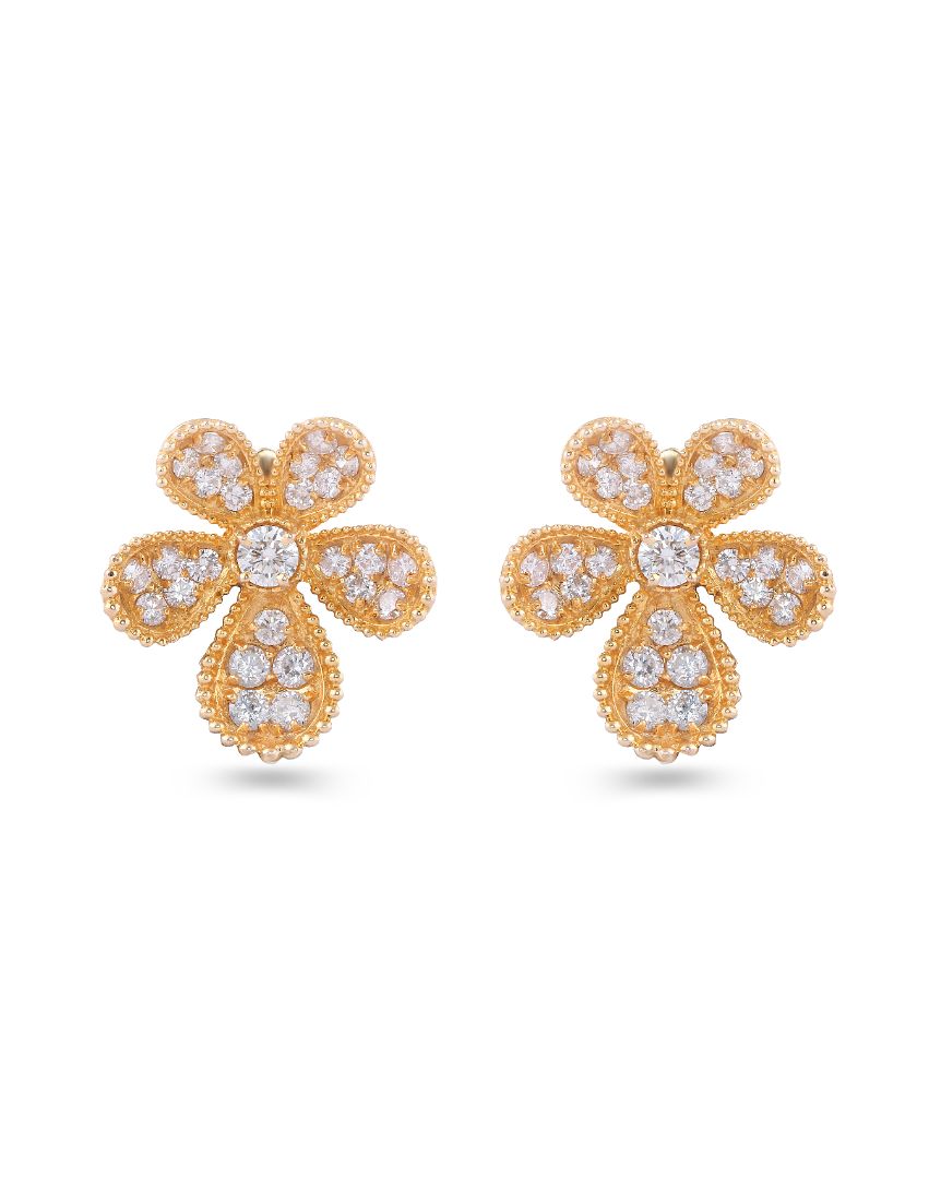 JASMINE YELLOW GOLD EARING