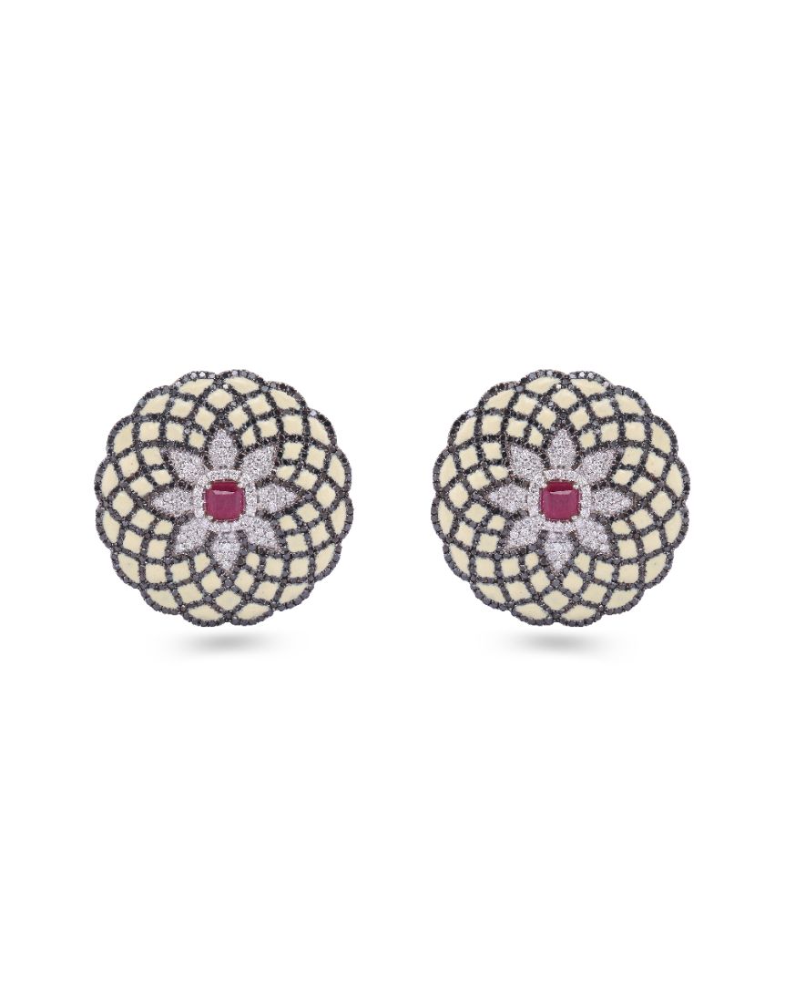 HUE MANDALA EARRING