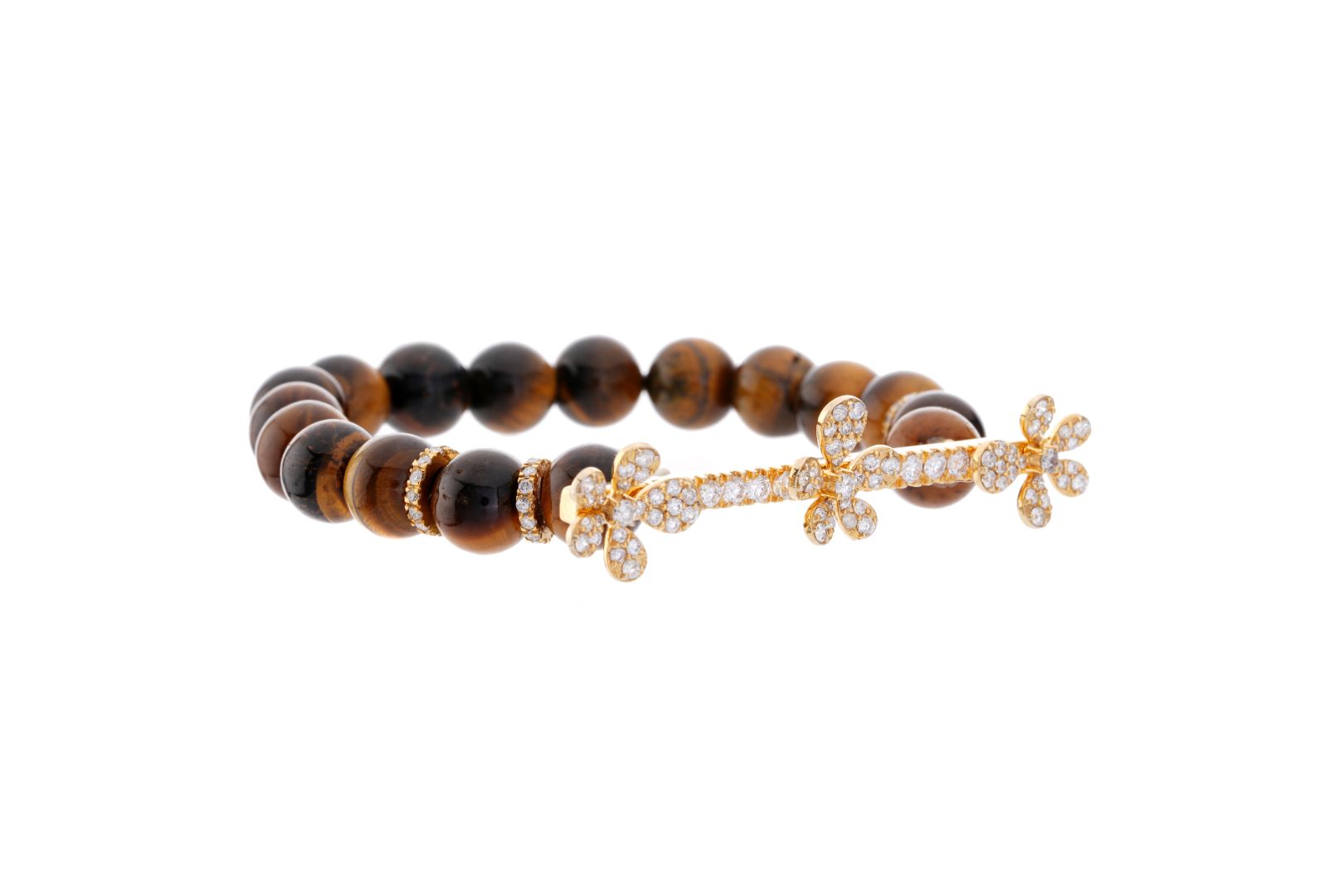 Jasmine Charm Bracelet  - Tiger Stone