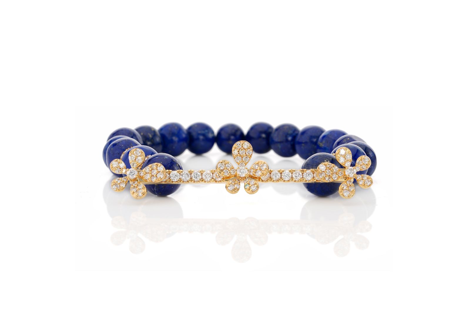 Jasmine Charm Bracelet - Lapis