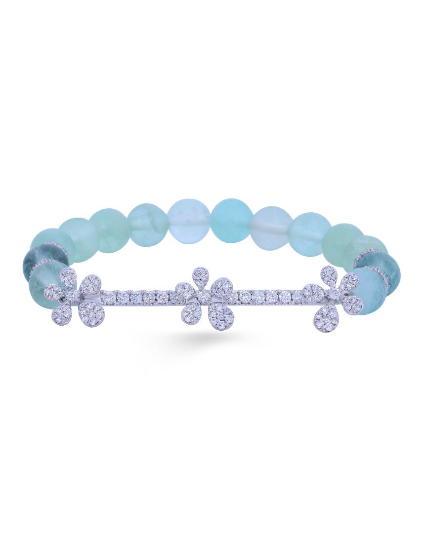 Jasmine Charm Bracelet - Tiger Stone