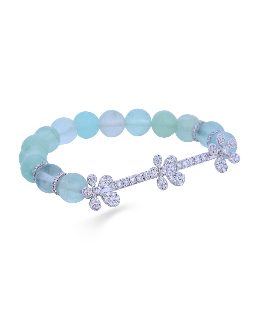 Jasmine Charm Bracelet - Green
