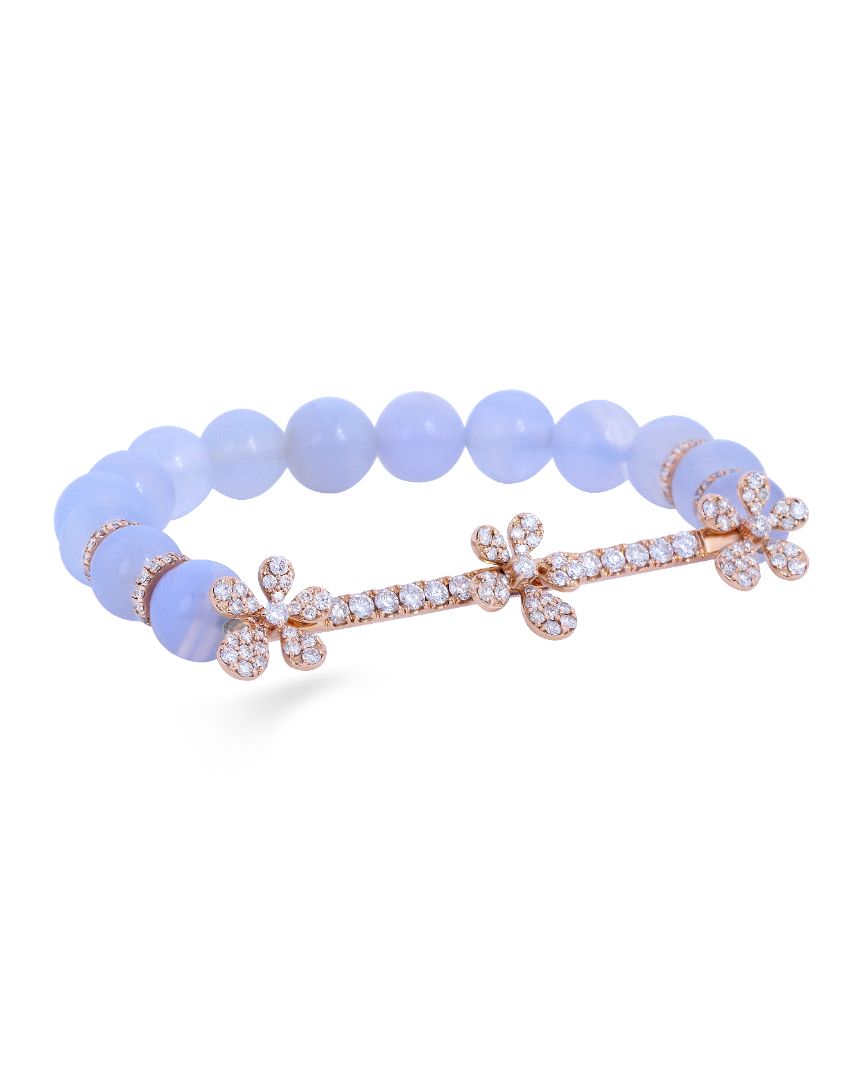 Jasmine Charm Bracelet - Angelite