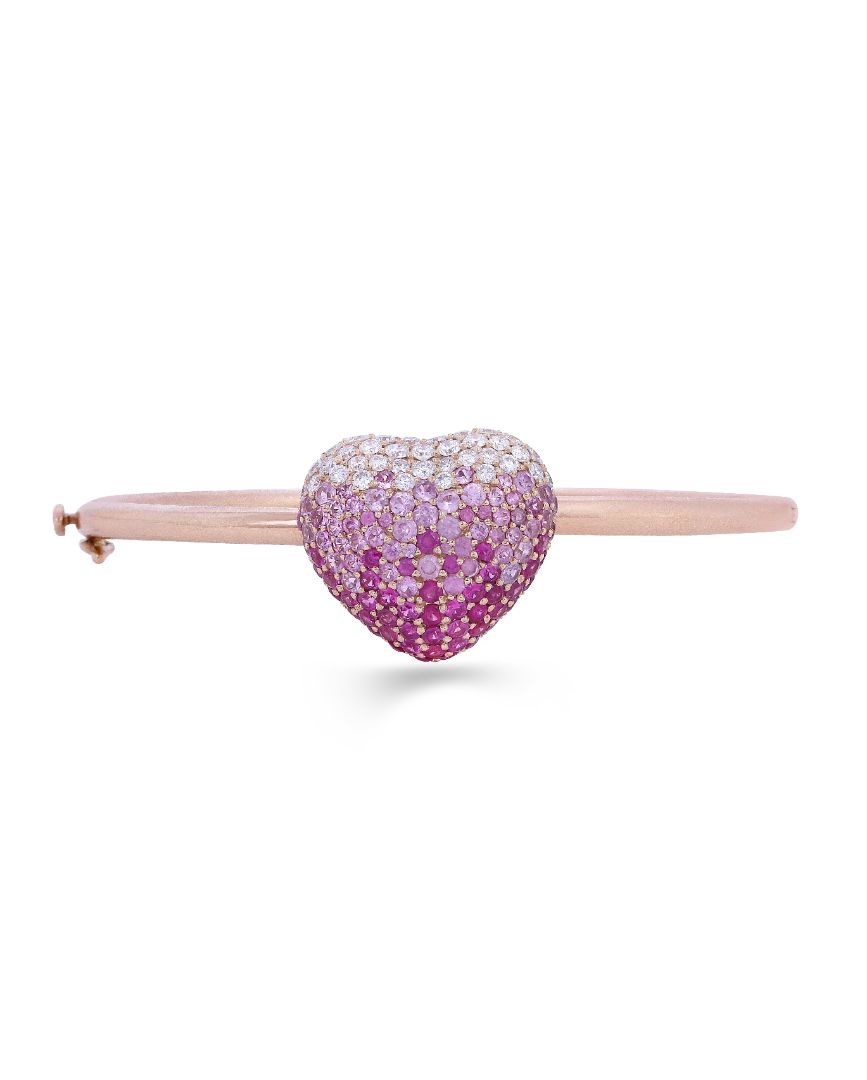Disco Heart Strawberry Bracelet
