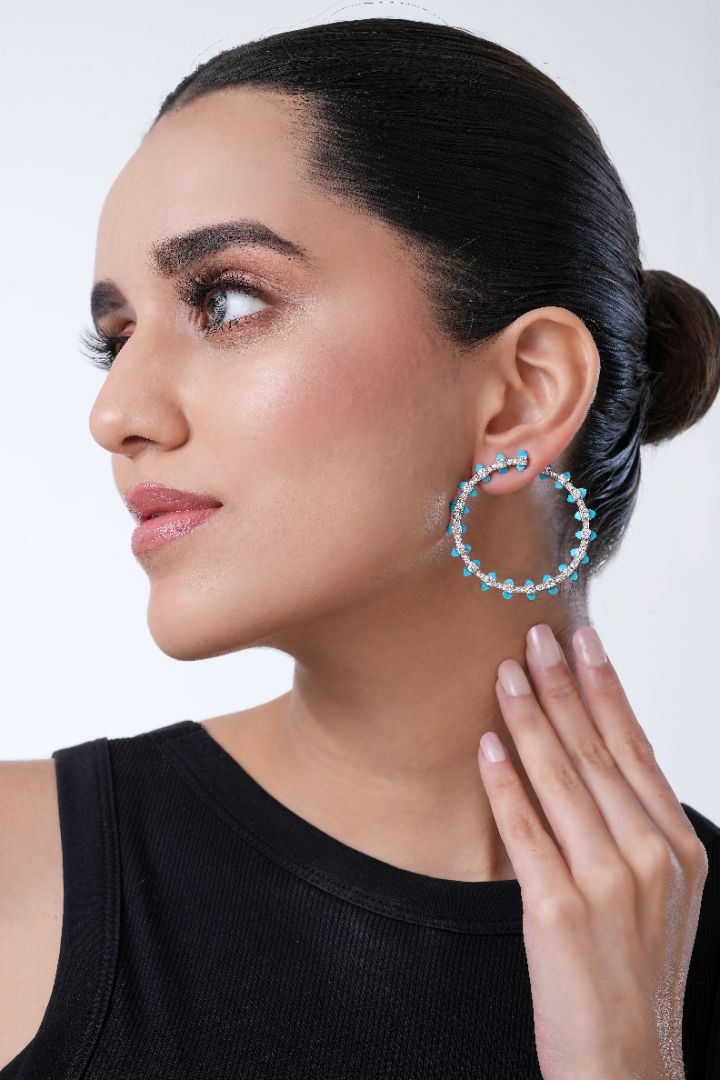 Hue Turqoise Earrings