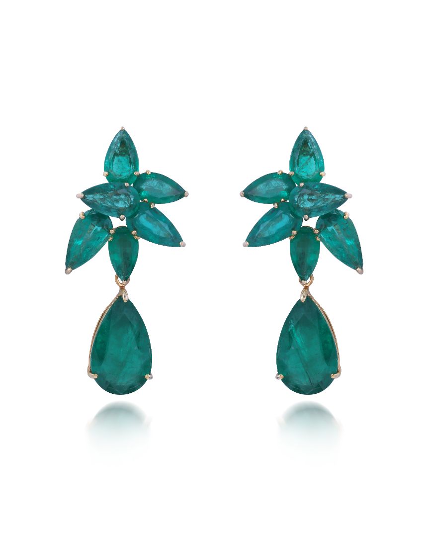 Hue Emerald Earrings