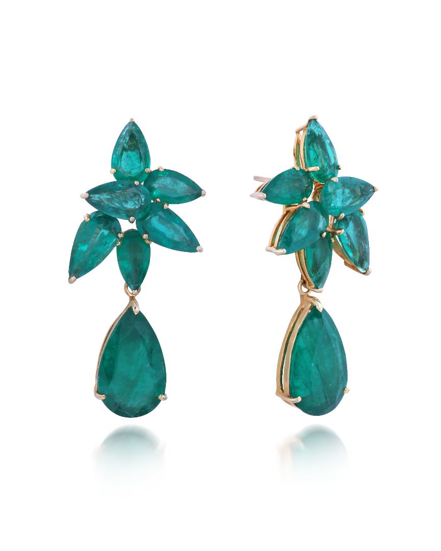 Hue Emerald Earrings