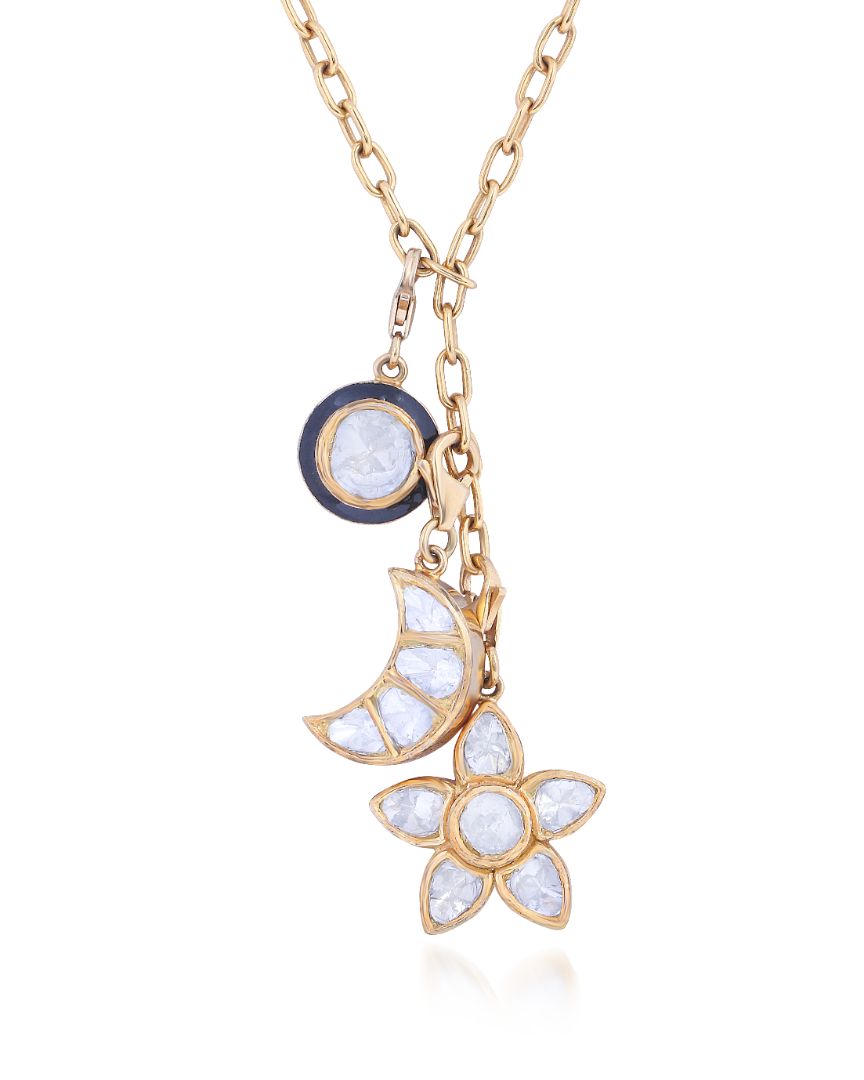Polki Charms Necklace