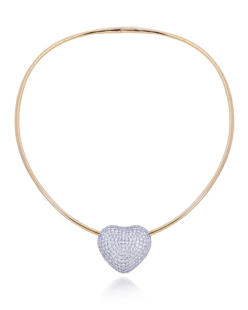 Disco Heart Sugar Necklace