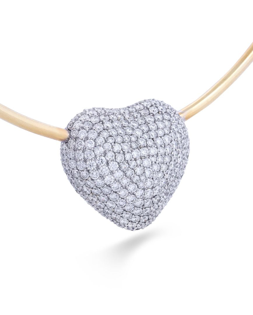 Disco Heart Sugar Necklace