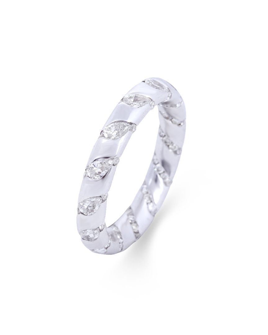 Marquis Eternity Band - White