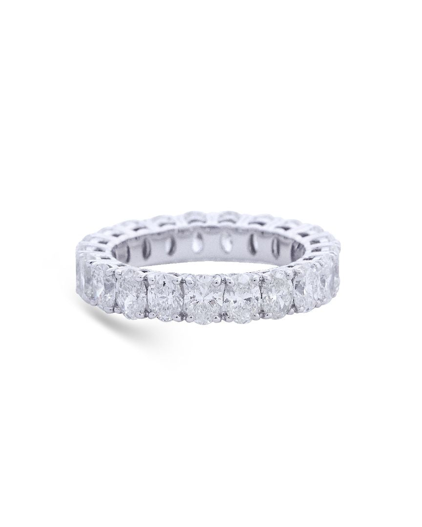 Oval Eternity Band