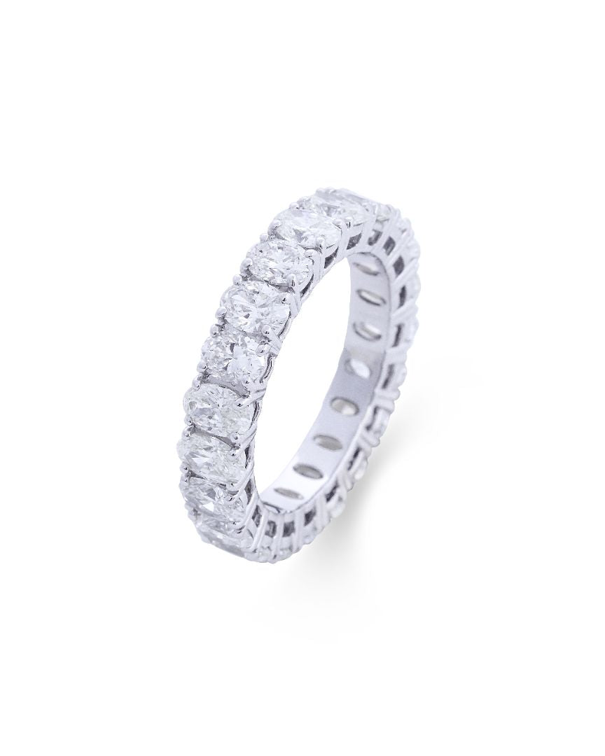 Oval Eternity Band