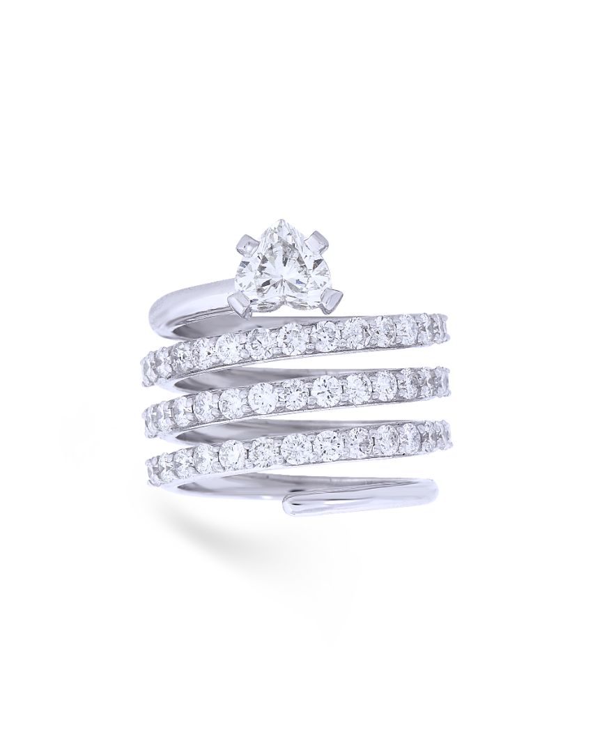 Twin Heart Ring
