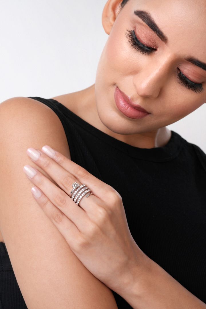 Twin Heart Ring