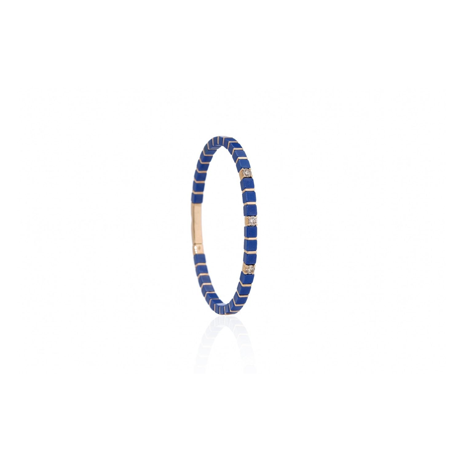 Azure Luxe Diamond Tennis Bracelet in 14K Gold
