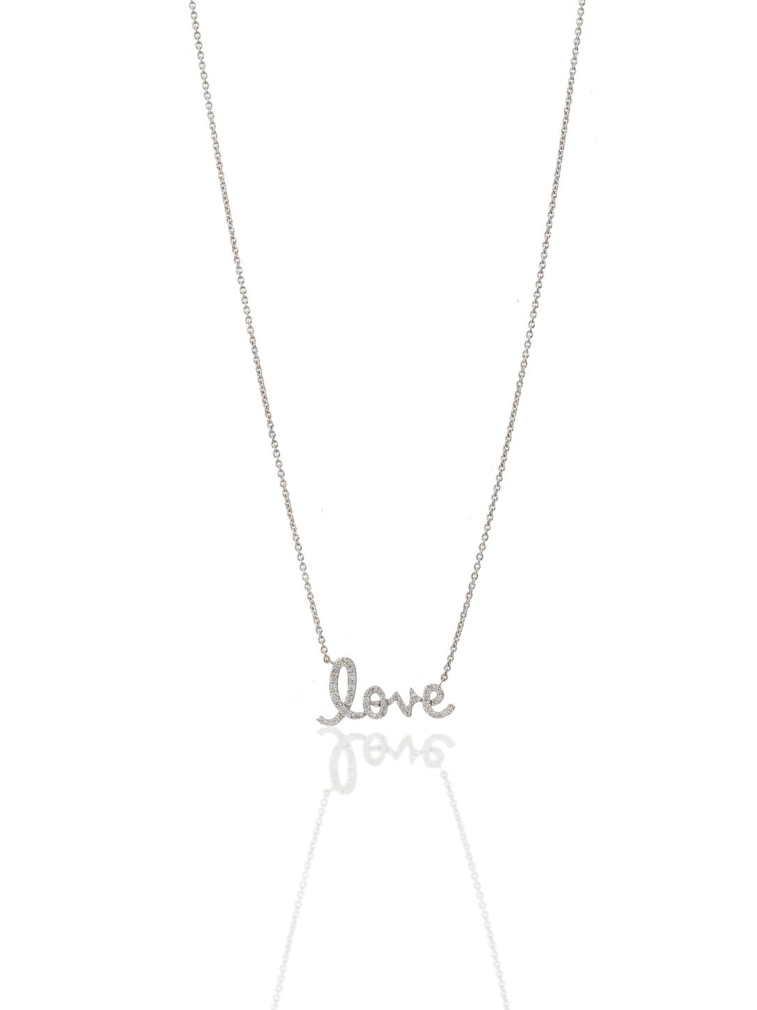 Izzari Minimal Diamond Pendant Necklace in 18K Gold