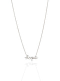 Diamond Initial Style Necklace in 18K Gold