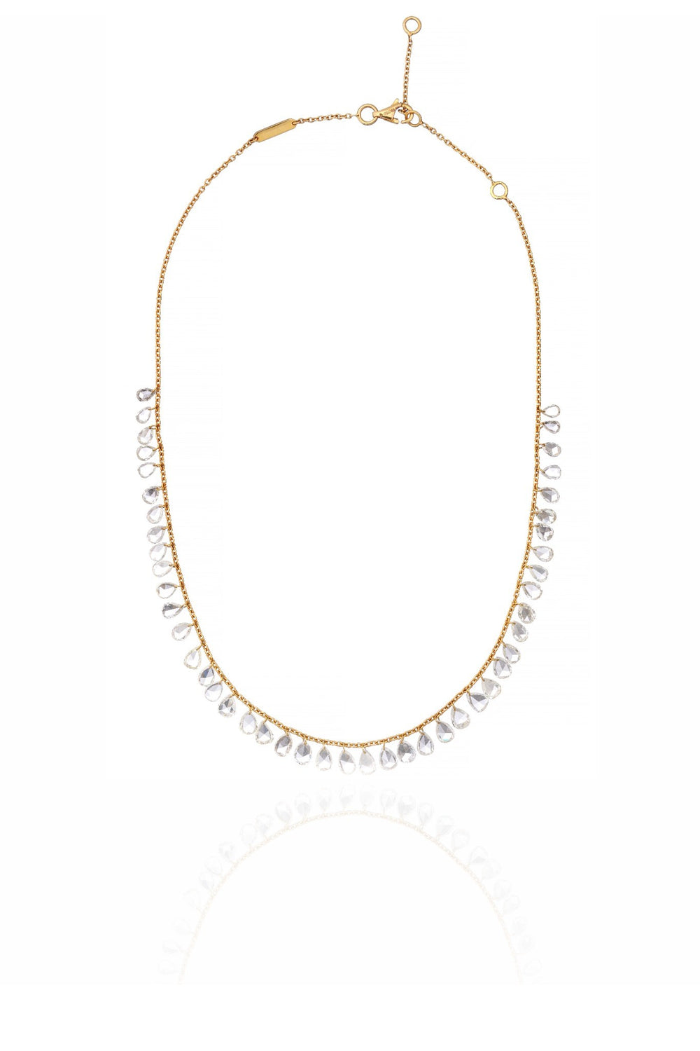 Rosé Lumière Rose Cut Diamond Necklace in 18K Gold | Luxury Fine Jewellery