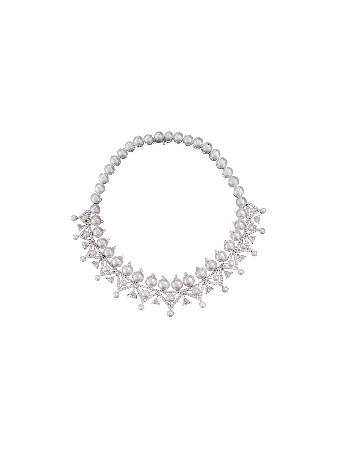 Grand Diamond Couture Necklace in 18K Gold