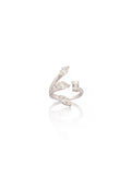 Serpentina Diamond Wrap Ring
