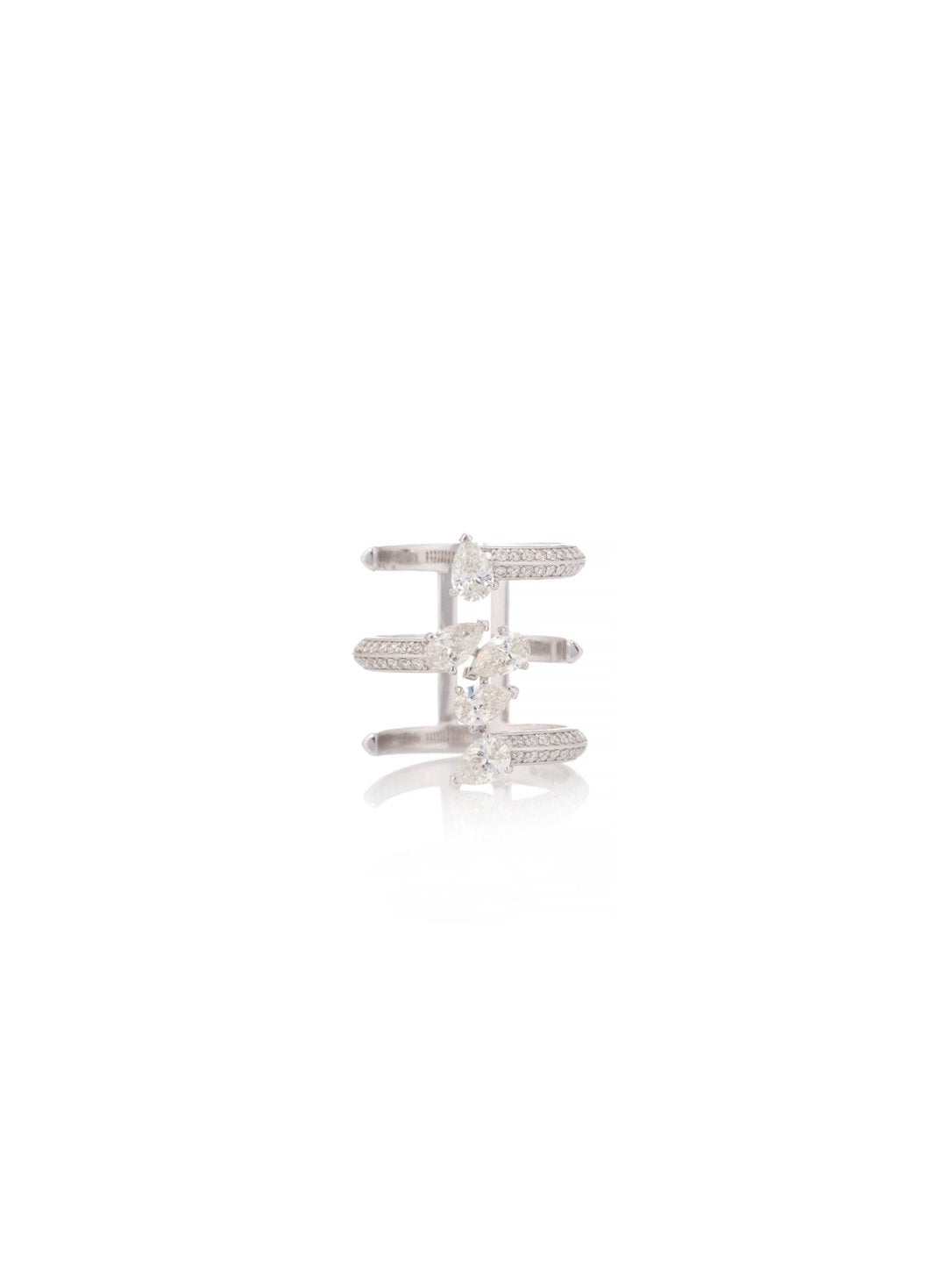 Aurelia Pear Diamond Ring