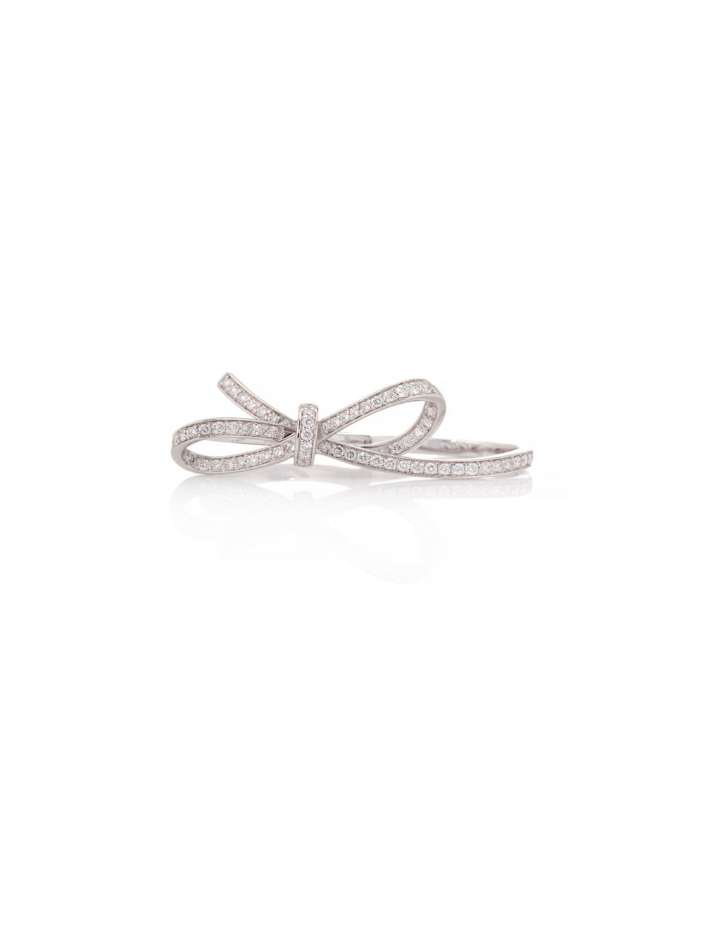 Rosette Heart Diamond Ring